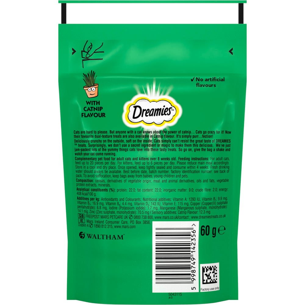 DREAMIES with irresistible catnip flavour