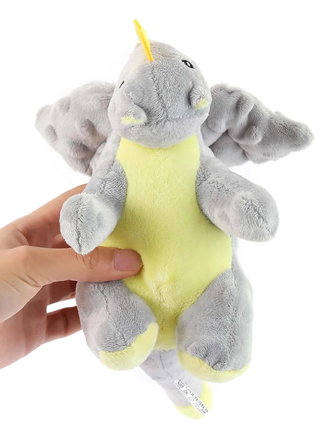 Dog Pet Puppy Fun Toys Chew Play Soft Plush Sound Squeaky Teething Dragon X 3