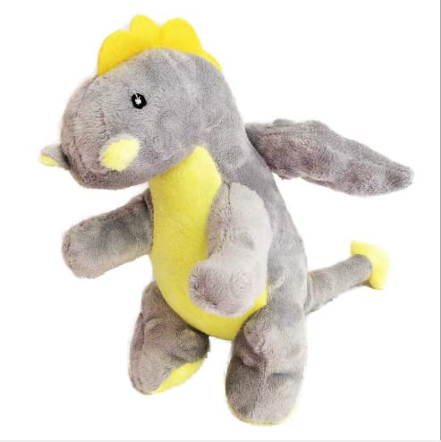Dog Pet Puppy Fun Toys Chew Play Soft Plush Sound Squeaky Teething Dragon X 3