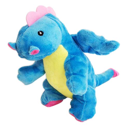 Dog Pet Puppy Fun Toys Chew Play Soft Plush Sound Squeaky Teething Dragon X 3