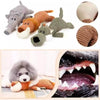 Dog Pet Puppy Chew Toy Squeaky Soft Plush Play Sound Teeth Toys X3