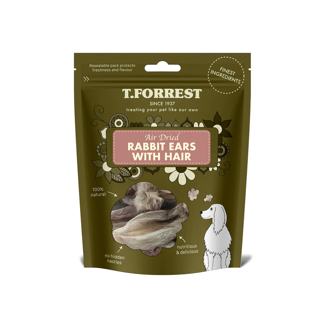 Rabbit Ears With Fur 60g