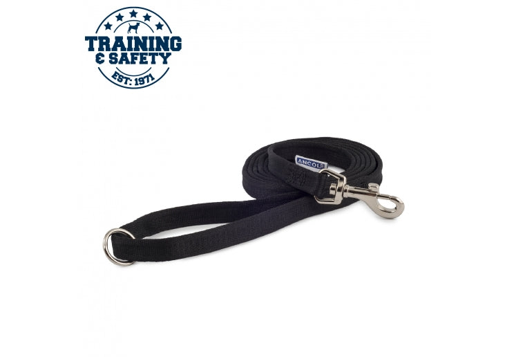 POLYESTER TRAINING LEAD BLACK 1.8MX25MM