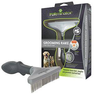 FURminator Dog and Cat Grooming Rake