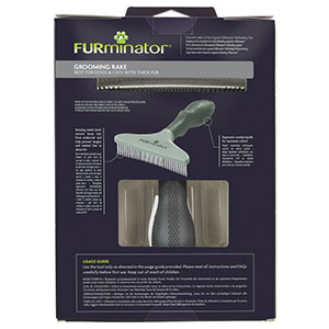 FURminator Dog and Cat Grooming Rake