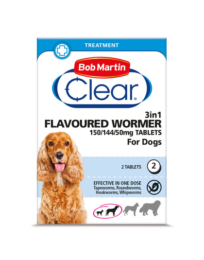 Bob Martin Clear 3in1 Flavoured Wormer