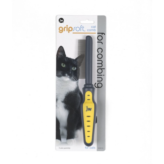 JW Gripsoft Grooming Comb for Cats