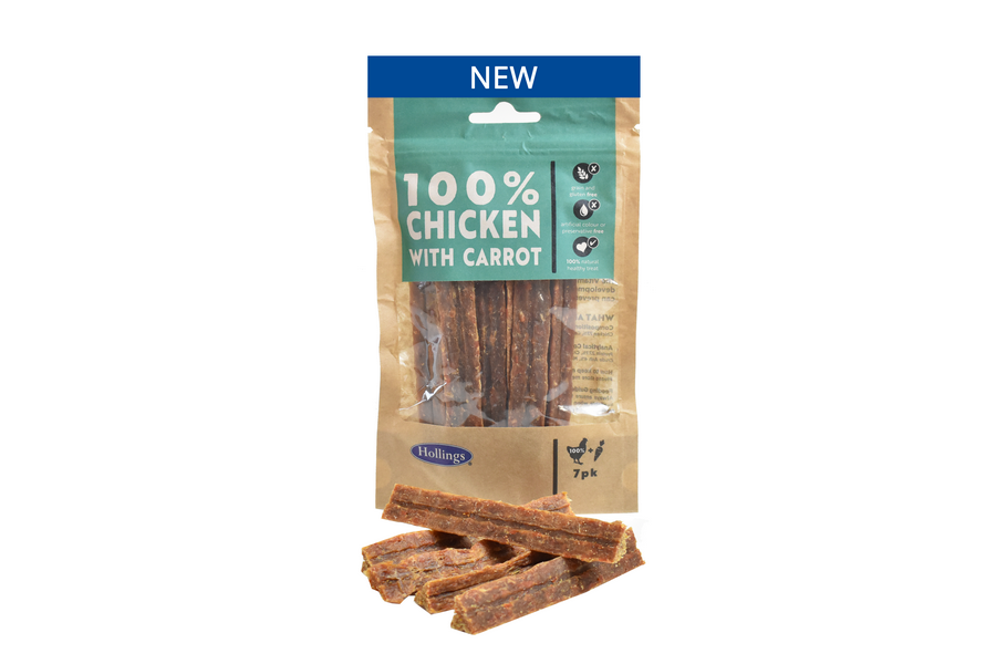 100% Chicken Bars   with Carrot