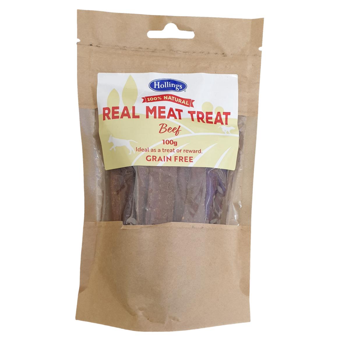 Hollings Meat Treat Beef 100g