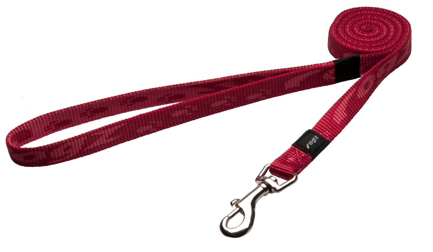 Rogz Alpinist Red Medium (Matterhorn) Fixed Lead 1.4m x 1