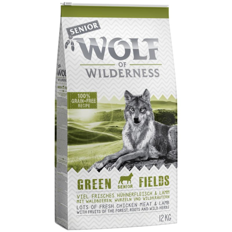 Wolf of Wilderness Senior "Green Fields" - Lamb Dog Food