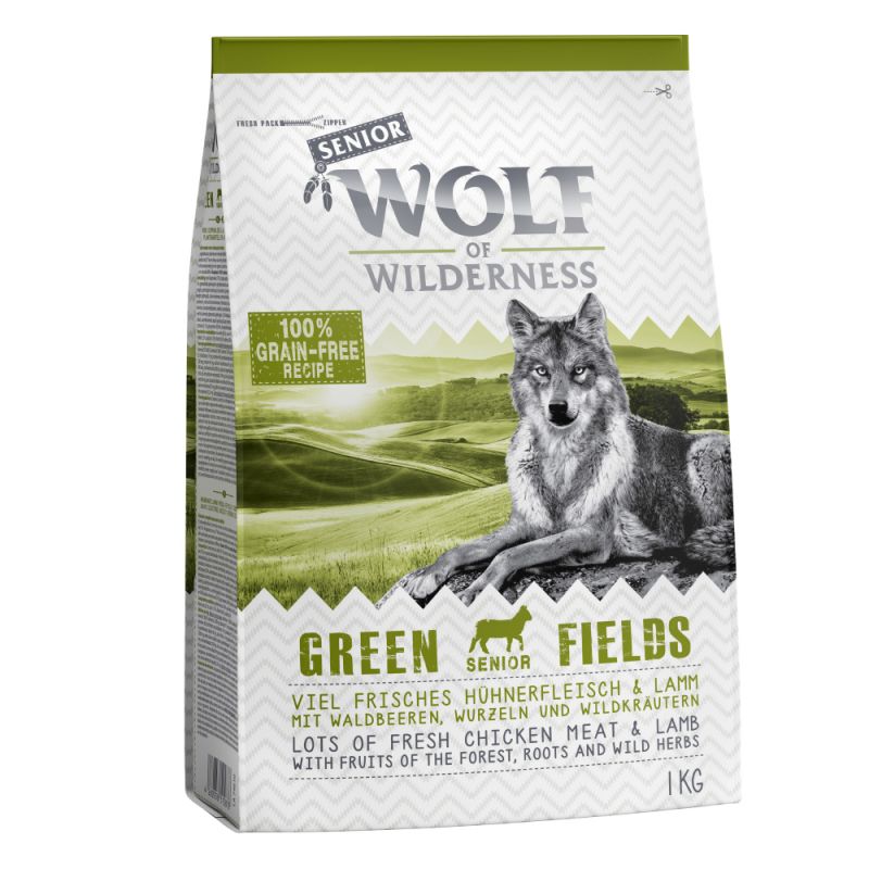 Wolf of Wilderness Senior "Green Fields" - Lamb Dog Food