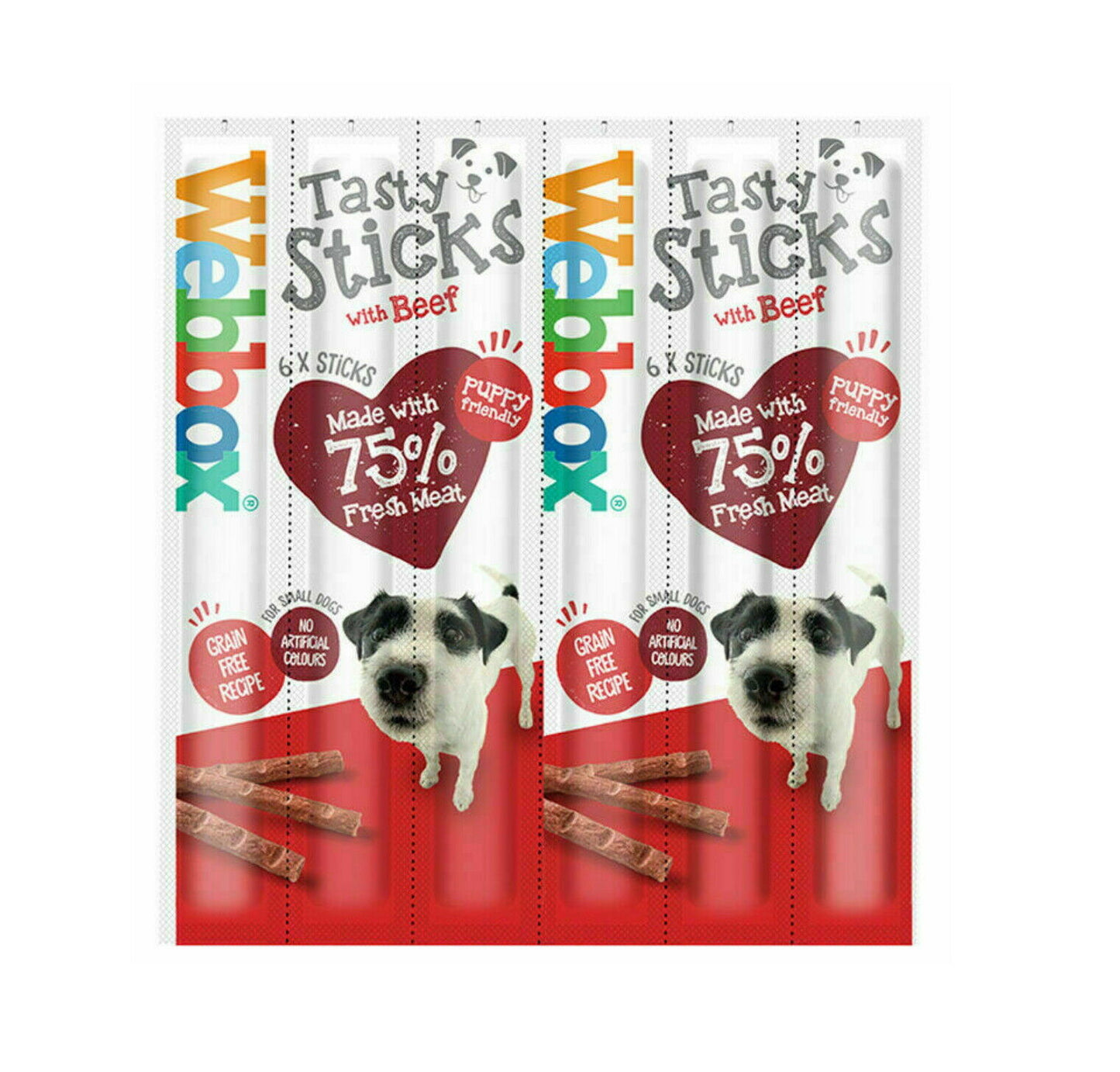 Webbox Dogs Delight Tasty Sticks Lge Dog Beef