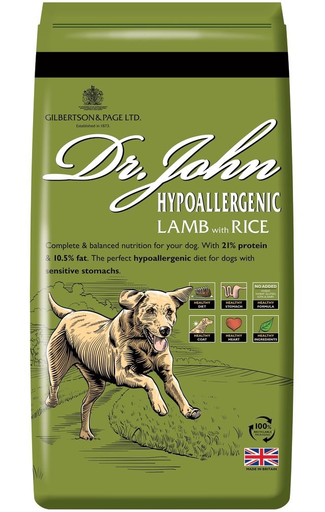 Dr John Hypoallergenic Lamb with Rice 12.5 KG