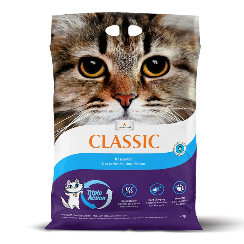 Intersand Classic Baby Powder Scented Cat Litter 7 KG