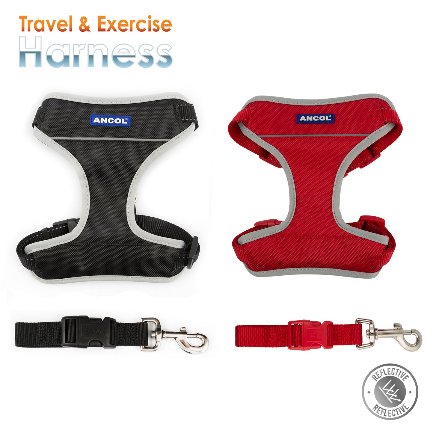 Ancol travel and exercise harness large 55-87cm