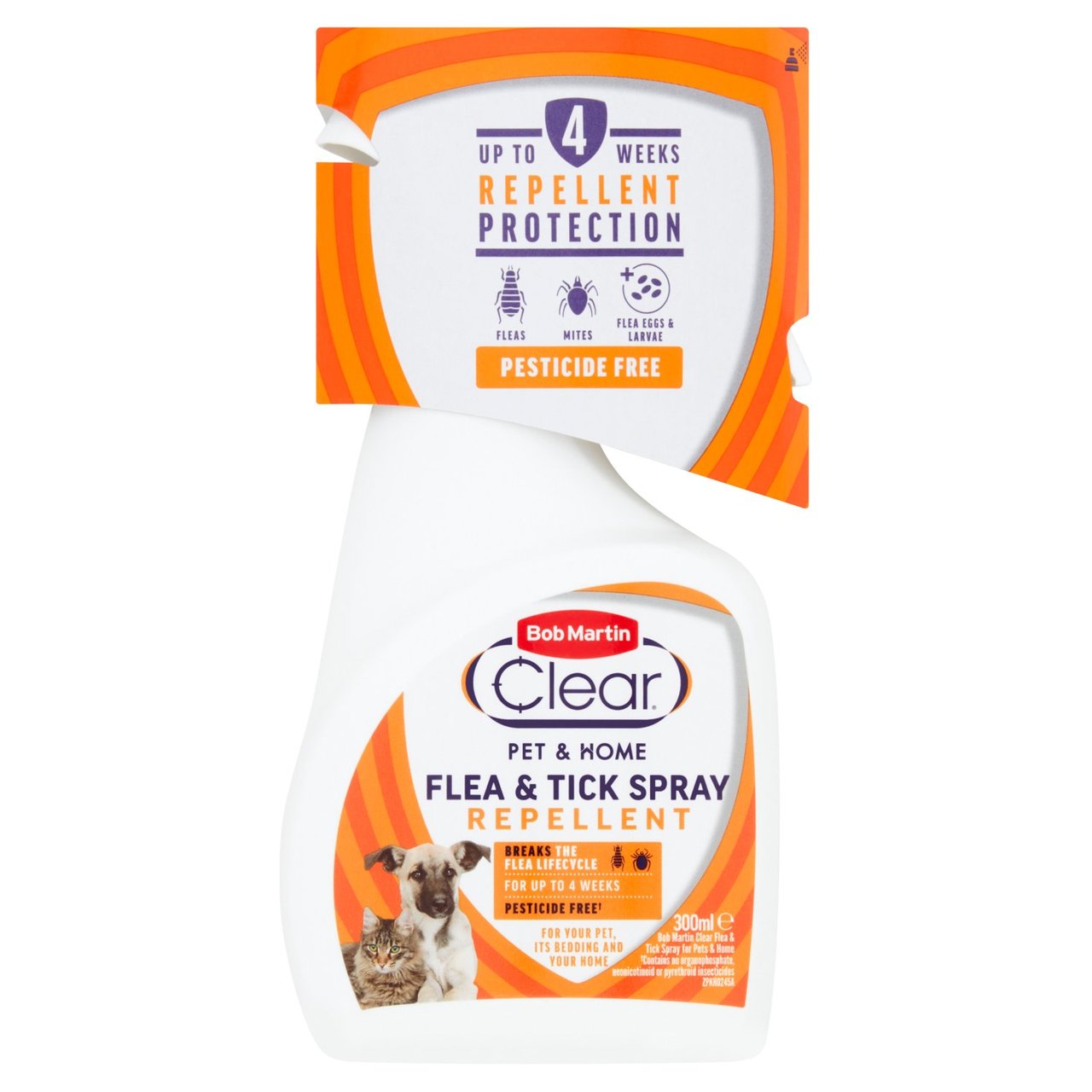 Bob Martin Clear Flea & Tick Spray For Pets & Home