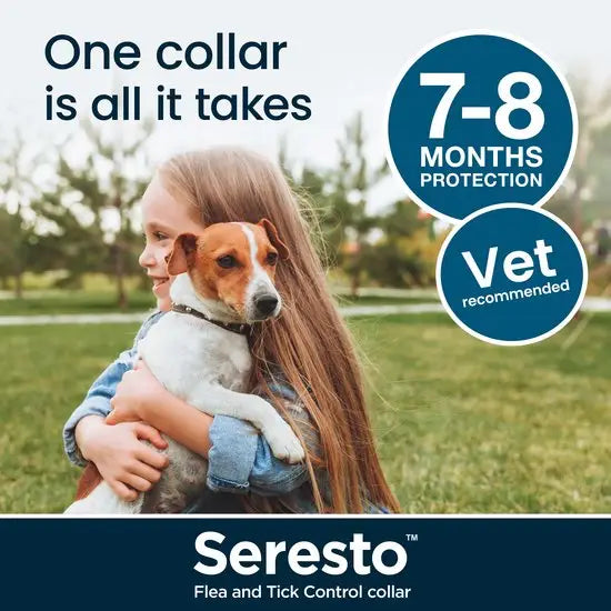 Seresto® Flea and Tick Control Collar for Dogs and Puppies