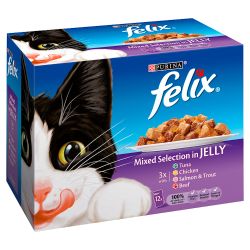 Felix Mixed Selection Chunks in Jelly 12 Pack