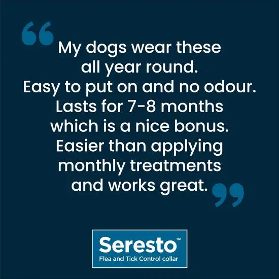 Seresto® Flea and Tick Control Collar for Dogs and Puppies