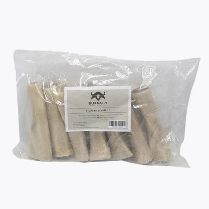 Buffalo Stuffed Bone Dog Treats (7PK)