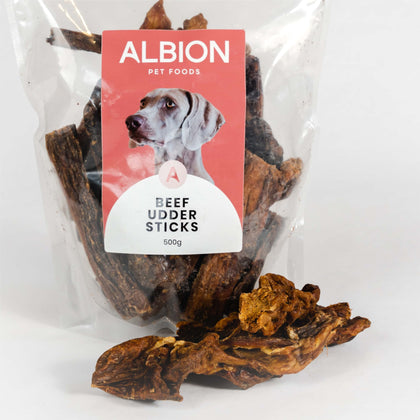 Albion Beef Udder Sticks  200g