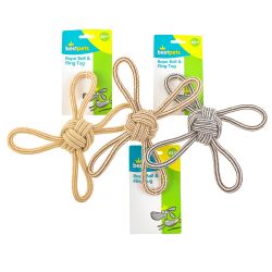 Bestpets Rope Ball & Fling Tug PMP