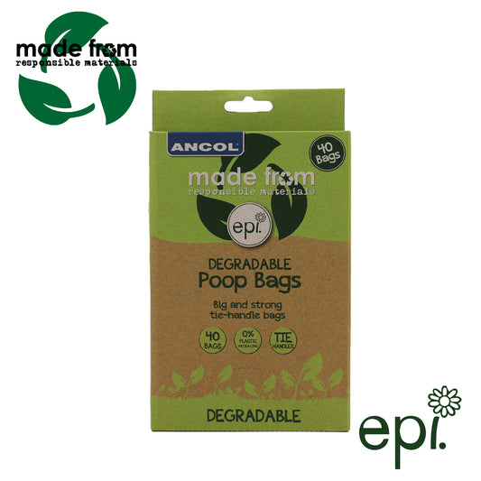 FLAT PACK POOP BAGS 40 BAGS