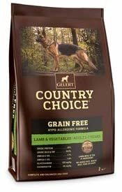 Gelert Country Choice Grain Free Adult Lamb & Vegetable 2kg