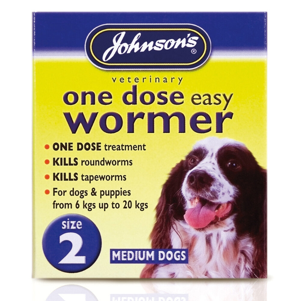 Jvp Dog Easy Dose Wormer – Size 2 Medium Breeds 2 Tablets