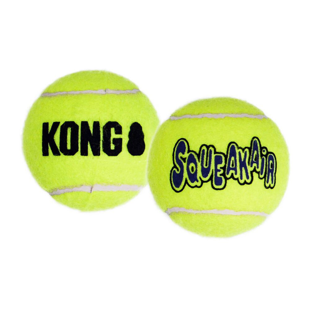 Kong Air Squeaker Tennis Ball x 3 - Xsmall