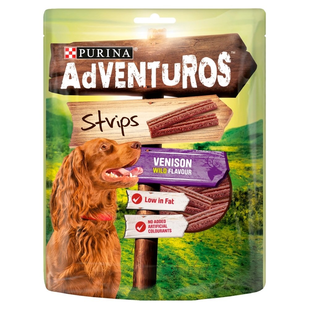 Nestle Purina Adventuros Strips Dog Treats 90g