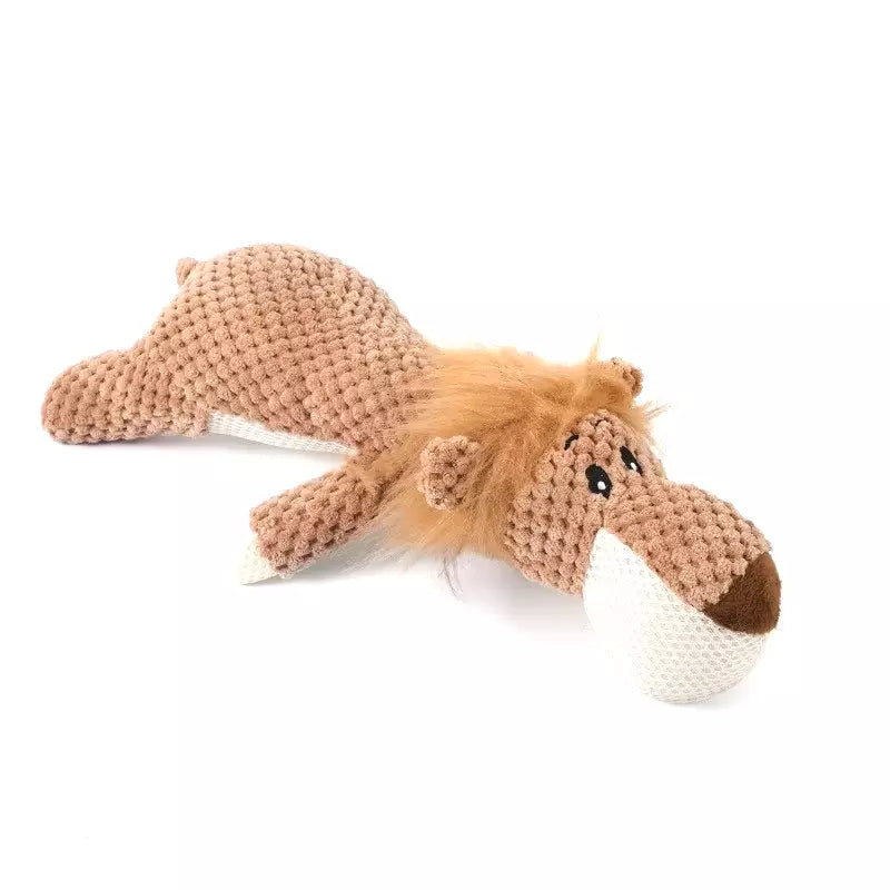 Dog Pet Puppy Chew Toy Squeaky Soft Plush Play Sound Teeth Toys X3
