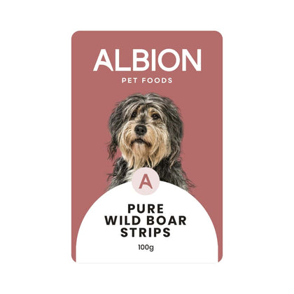 Albion Pure Wild Boar Meat Strips 100g