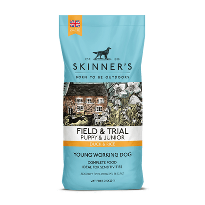 Skinners Sensitive  Field & Trial Puppy Duck & Rice 2.5kg