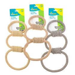 Bestpets Tri Ring Rope Tug PMP