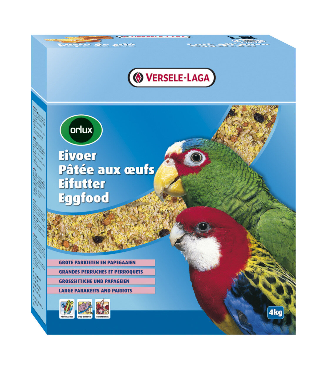 Versele Laga Orlux Eggfood Dry Big Parakeets & Parrots 4kg