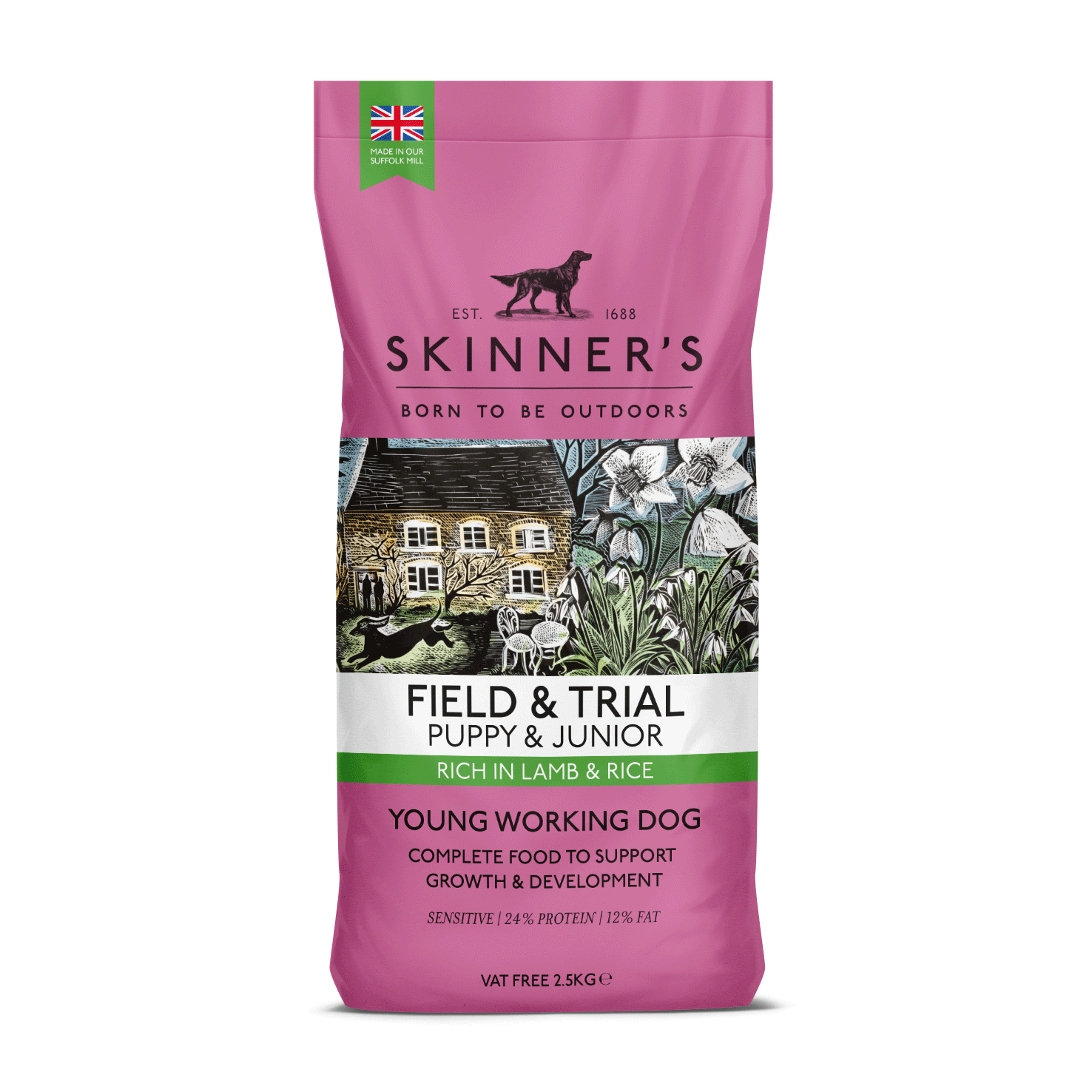 Skinners Field & Trial Puppy Lamb & Rice 2.5kg