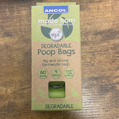 Ancol Refill Poop Bag Rolls 4x15 Bags
