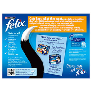 Felix Cat Food Poultry Selection In Jelly 12x100g