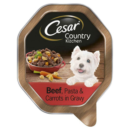 Cesar Country Kitchen Beef Pasta & Carrots in Gravy