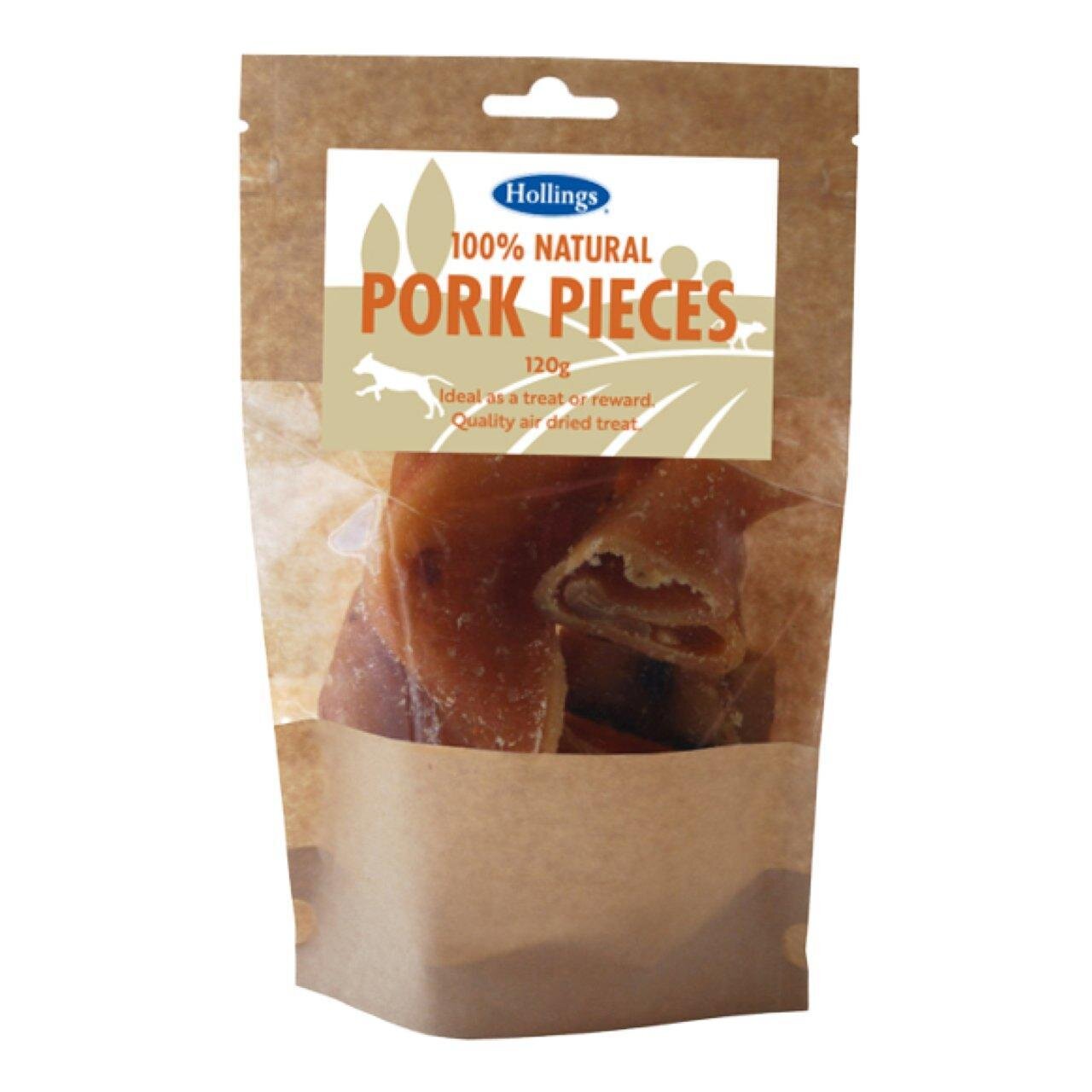 Hollings 100% Natural Pork Pieces 120g