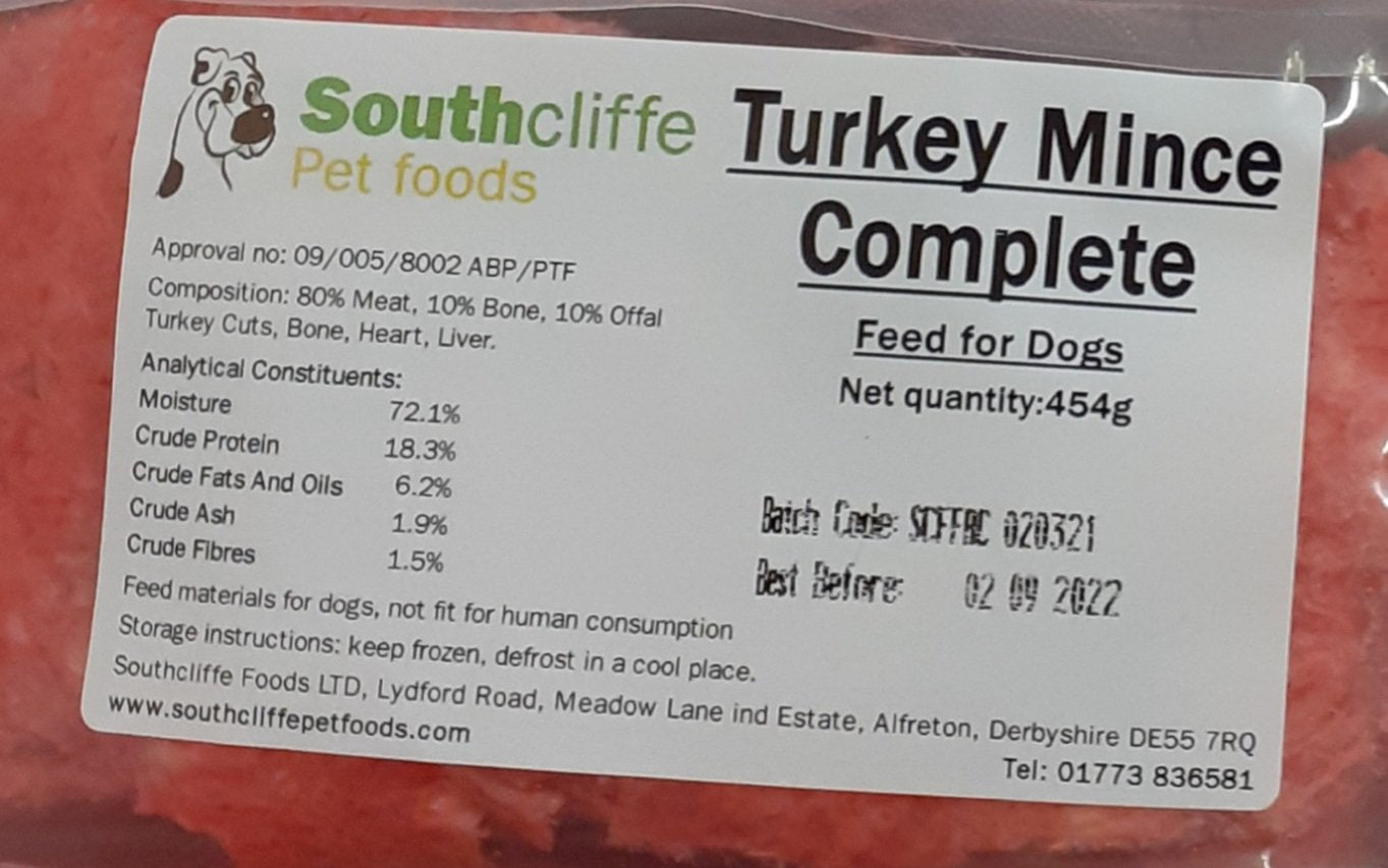 SOUTHCLIFFE Turkey Mince Complete