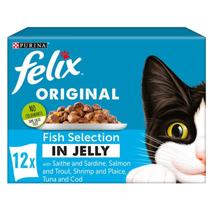 Felix AGAIL Mixed Variety Ocean Fish (12Pk) 100g