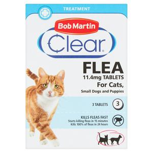 Bob Martin Clear Puppies (1-11 Kg) | Kills 100% of Fleas within 24 Hours (3 Tabl