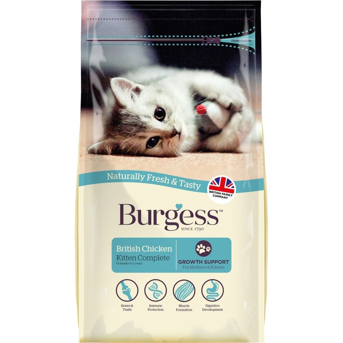 Burgess Chicken Complete Kitten Food