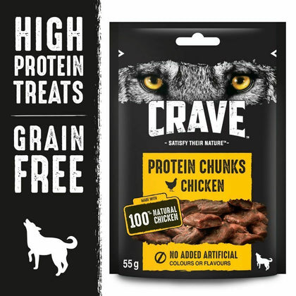 Crave Protein Chunks Dog Snacks