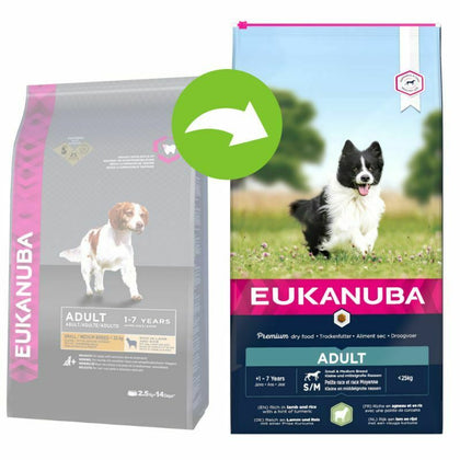 Eukanuba Small & Medium Breed Adult - Lamb & Rice