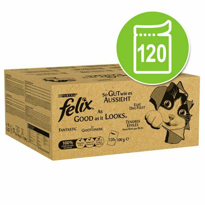 Felix As Good As It Looks Mega Pack 120 x 100g