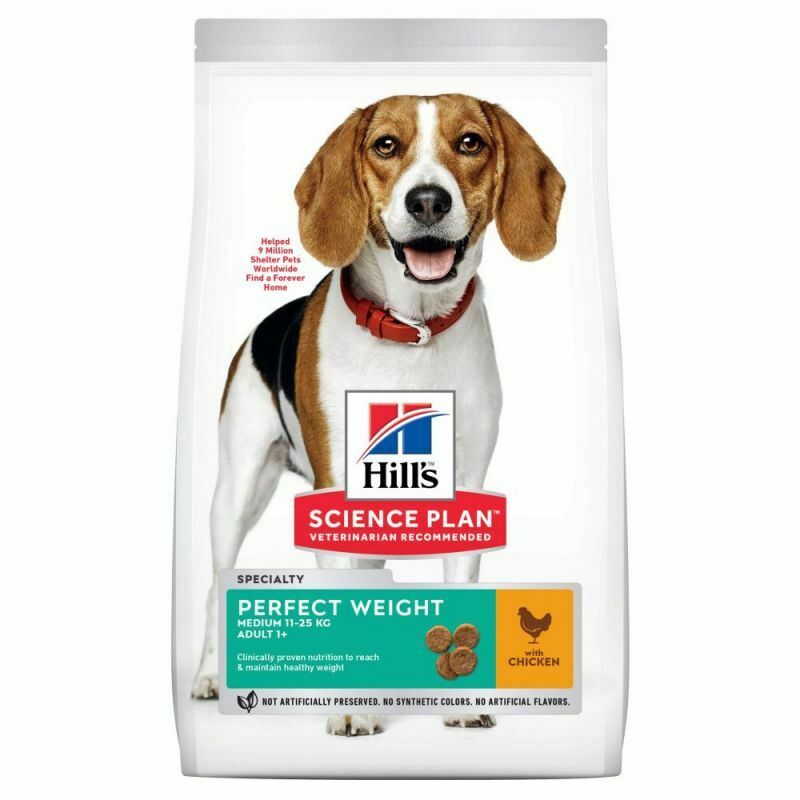 Hill's Science Plan Adult 1-6 Perfect Weight Medium with Chicken